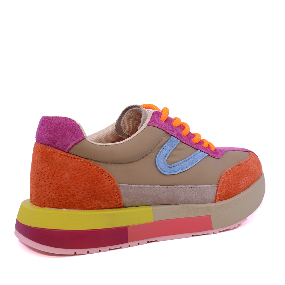 Sneakers femei Luca di Gioia multicolori din piele întoarsă 1299DP2510VMU