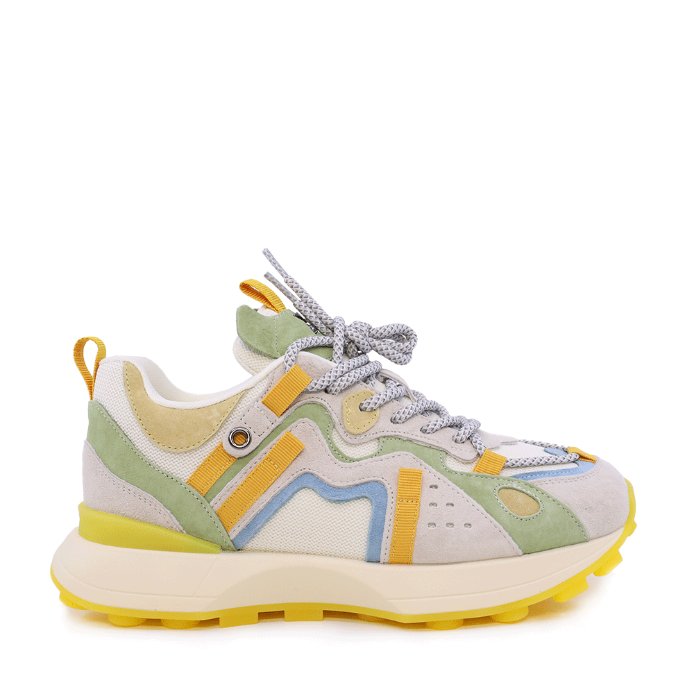 Adidasi femei Luca di Gioia multicolori din piele intoarsa si textil 1291DP1110VG