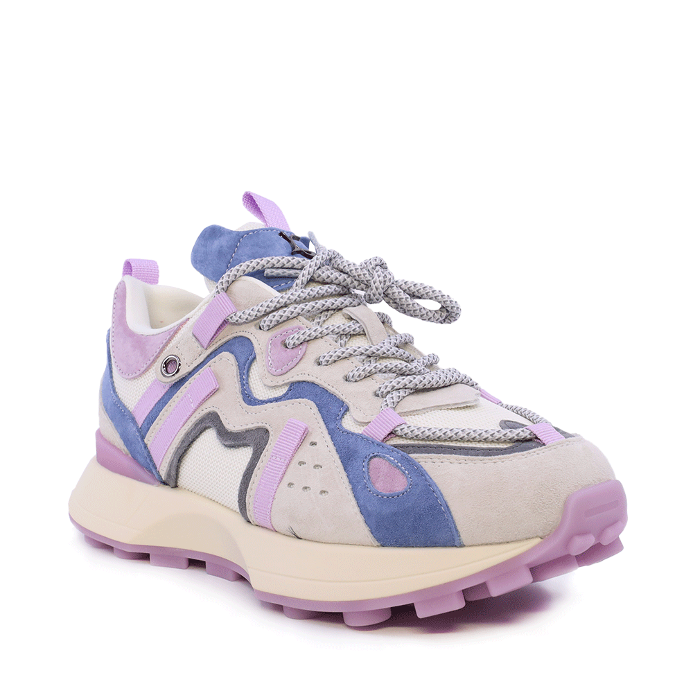 Sneakers femei Luca di Gioia multicolori din piele întoarsă și textil 1291DP1110VLI