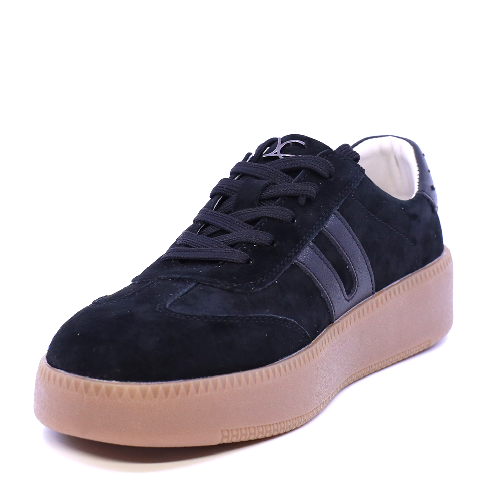 Sneakers femei Luca di Gioia negri din piele 1292DP1120VN