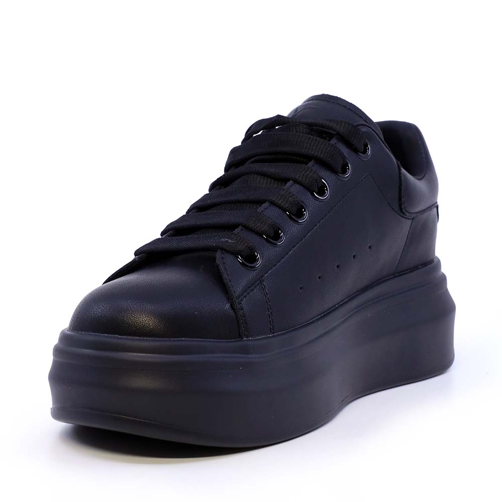 Sneakers femei Luca di Gioia negri din piele  3842DP216N
