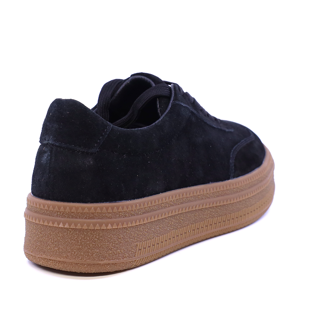 Sneakers femei Luca di Gioia negri din piele întoarsă 1572DP5904VN