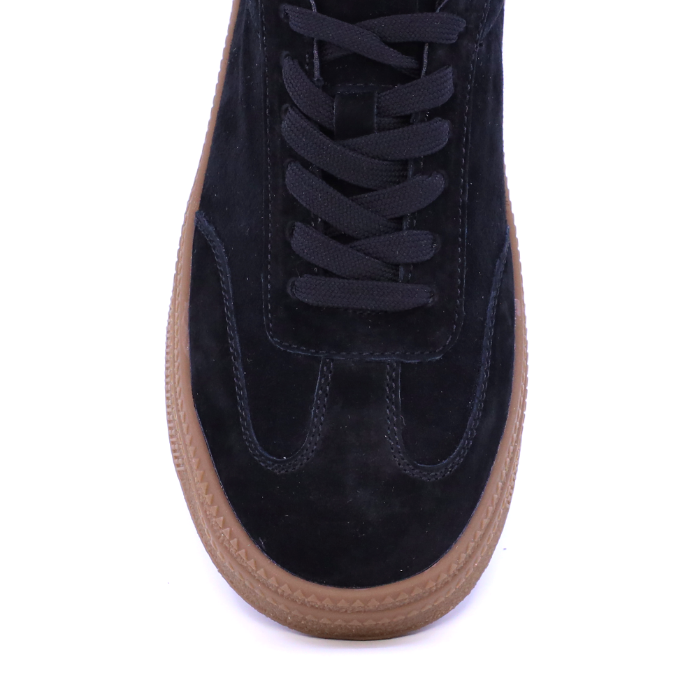 Sneakers femei Luca di Gioia negri din piele întoarsă 1572DP5904VN
