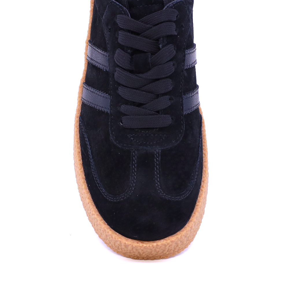Sneakers femei Luca di Gioia negri din piele întoarsă 1572DP5902VN