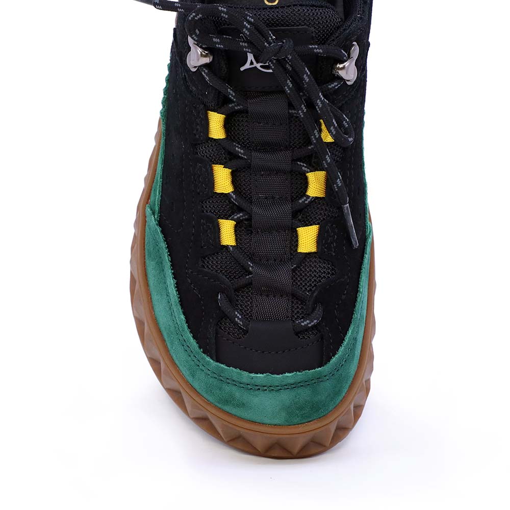 Sneakers femei Luca di Gioia negri din piele întoarsă și textil 1292dp1210vn 