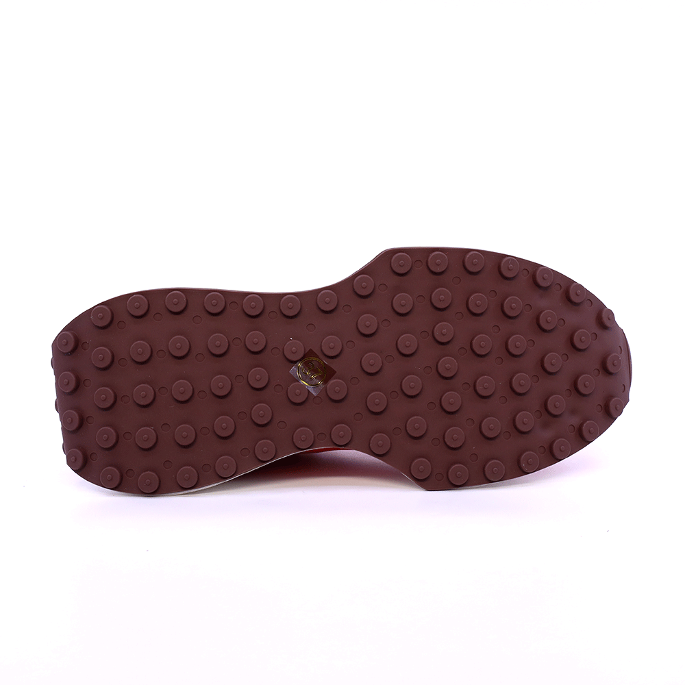 Sneakers femei Luca di Gioia roșii din piele întoarsă și textil  3849DP900R