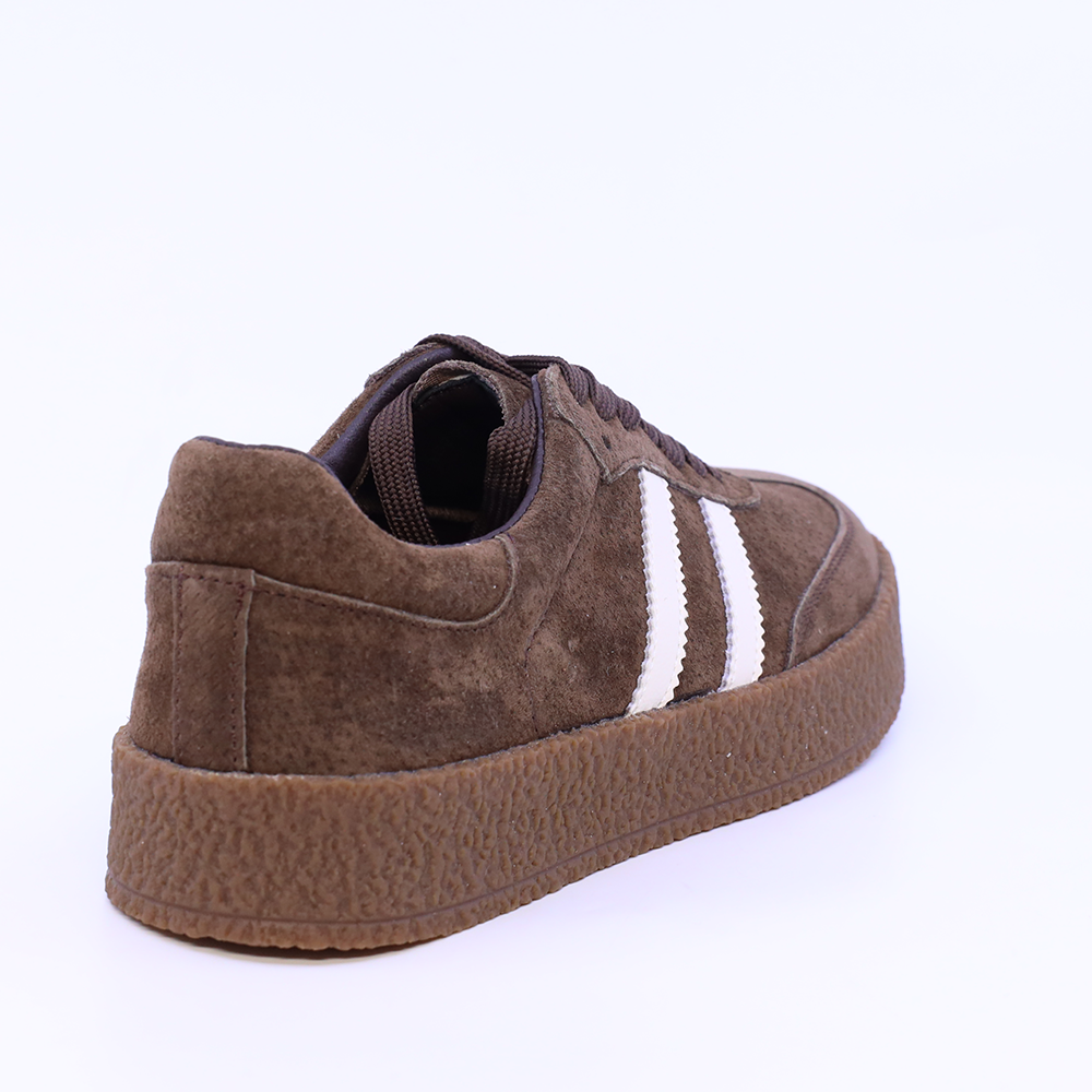 Sneakers femei Luca di Gioia maro din piele întoarsă 1572dp5902vm