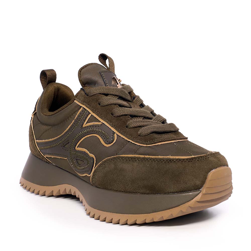 Sneakers femei Luca di Gioia verzi din piele întoarsă și textil 1290DP6010VV - 1 | YEO