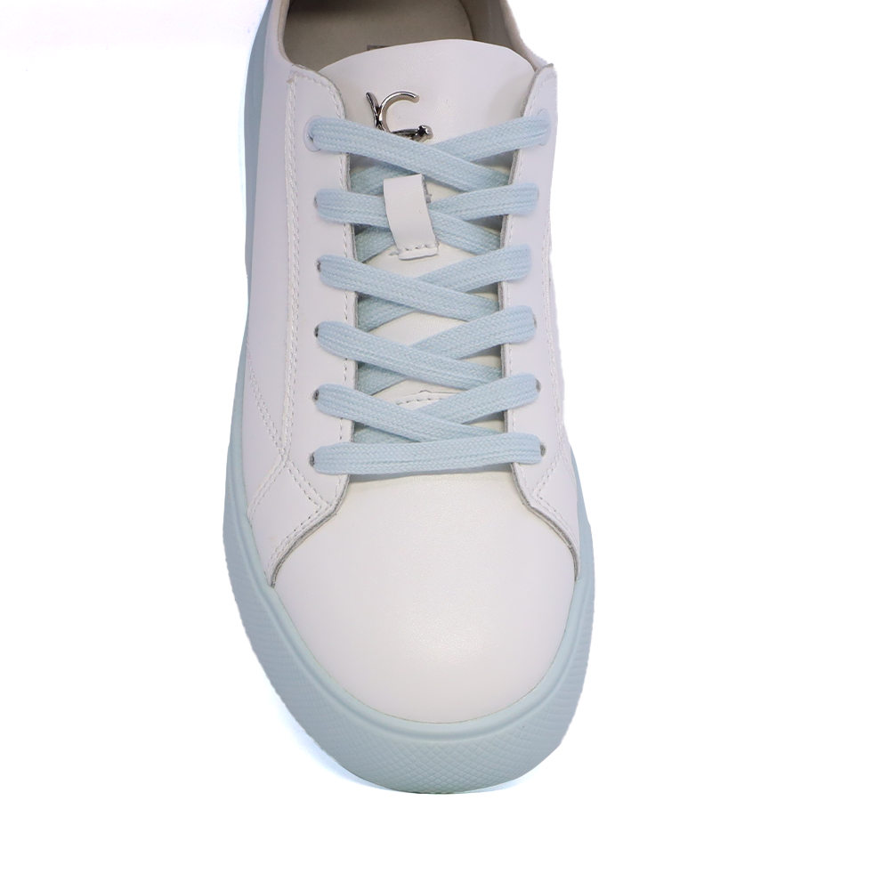 Sneakers ușori femei Luca di Gioia alb cu albastru din piele 1299DP1020ABL