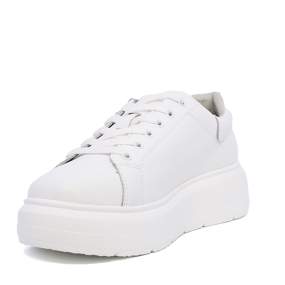 Sneakers ușori femei Luca di Gioia albi din piele 1299DP1300A