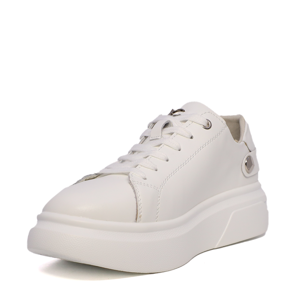 Sneakers ușori Luca di Gioia albi din piele 1299DP2410A