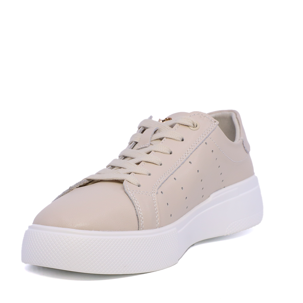 Sneakers ușori femei Luca di Gioia bej din piele 1299DP1010BE