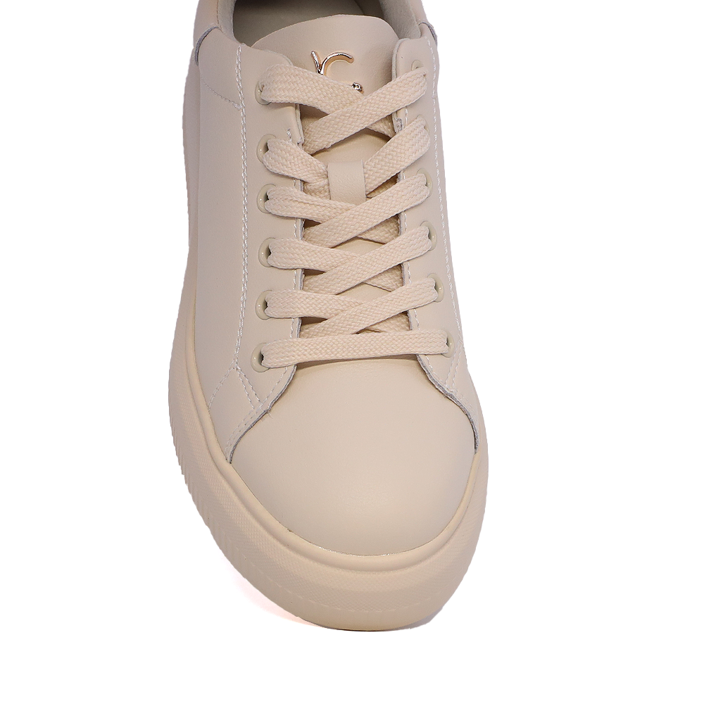 Sneakers ușori femei Luca di Gioia bej din piele 1299DP1300BE