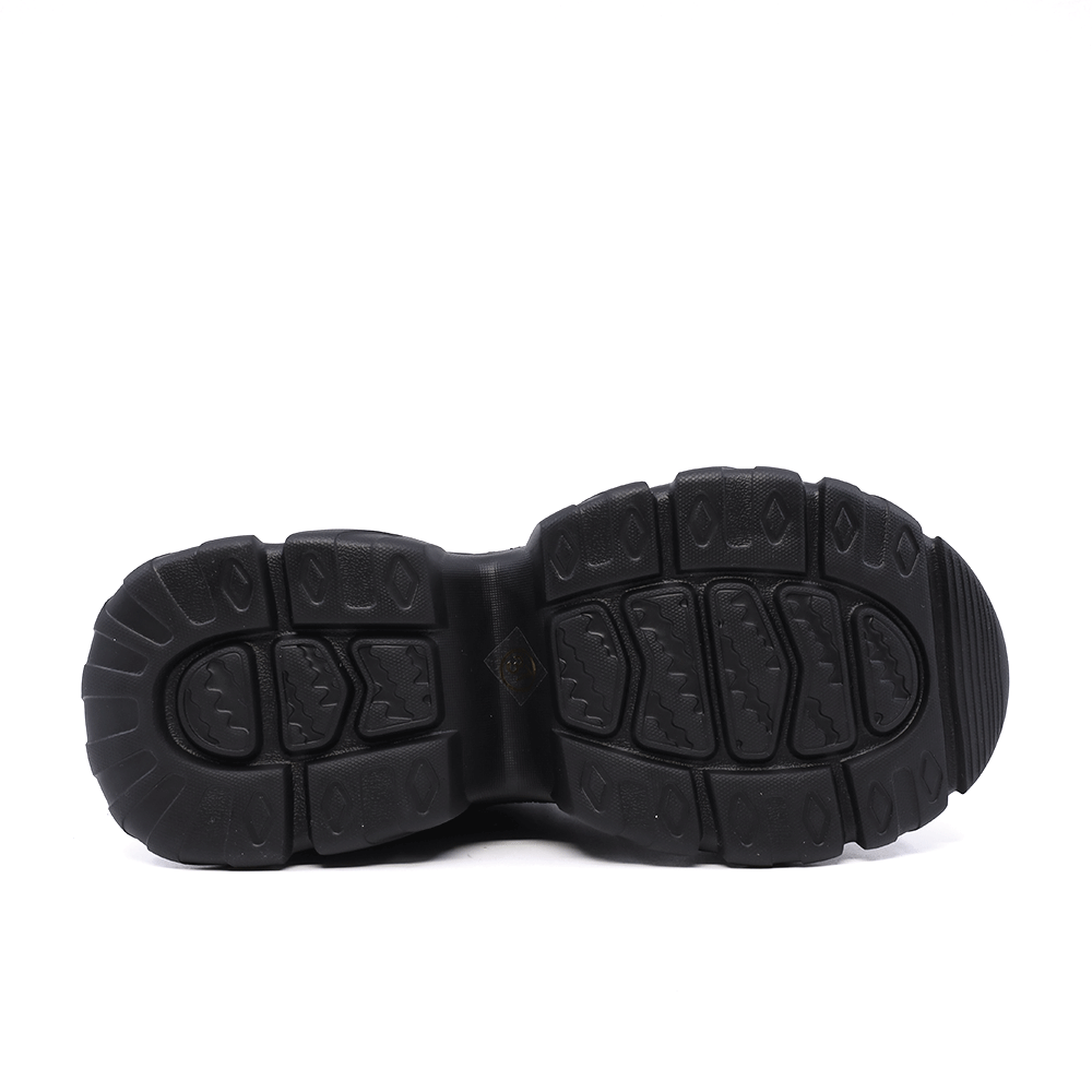 Sneakers ultra ușori pentru femei Luca di Gioia negri din piele și textil 3849DP174N