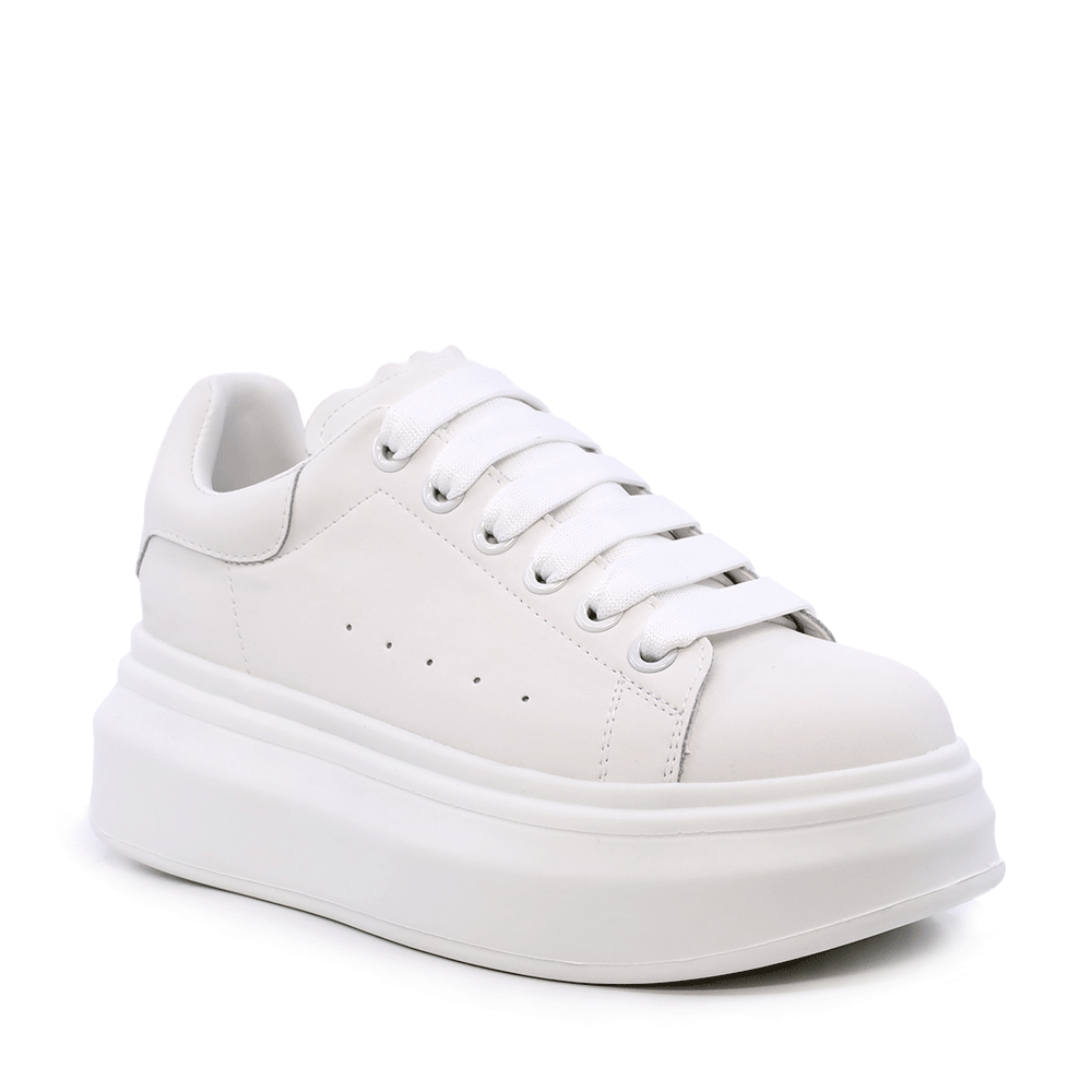 Sneakers ușori femei Luca di Gioia albi din piele   3841DP216A - imagine 2