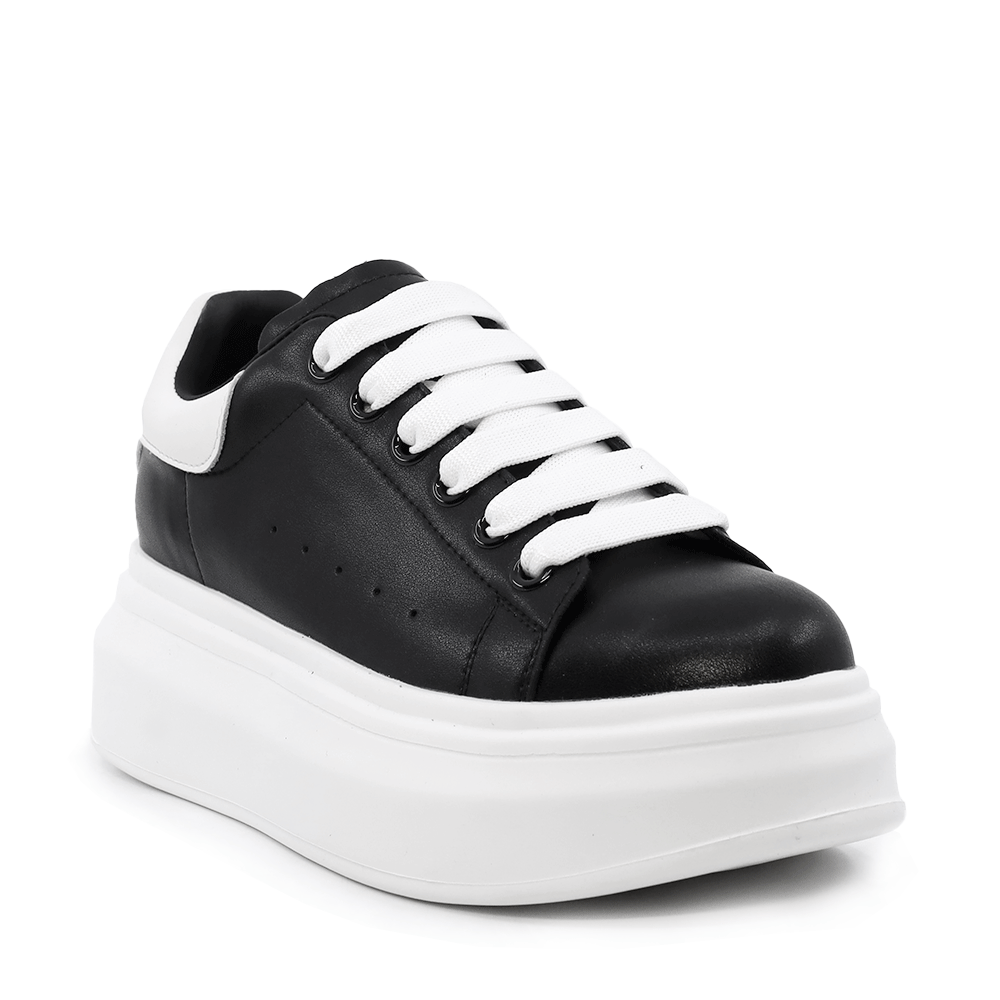 Sneakers ușori femei Luca di Gioia negri din piele   3841DP216N - imagine 2