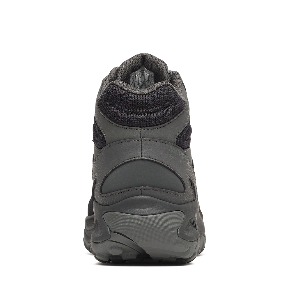 Ghete trekking bărbați Merrell Yokota 3 Mid GTX, negre din piele 3990BGT38479N