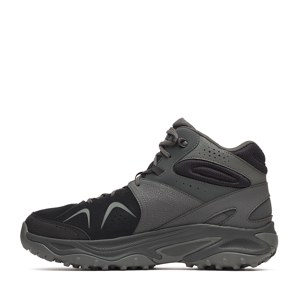 Ghete trekking bărbați Merrell Yokota 3 Mid GTX, negre din piele 3990BGT38479N