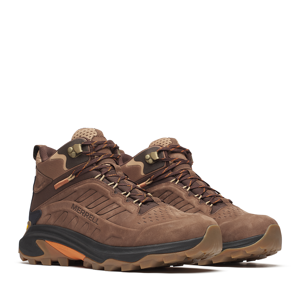 Ghete waterproof bărbați Merrell Moab Speed 2 maro din piele 3990BGT38041M - 1 | YEO