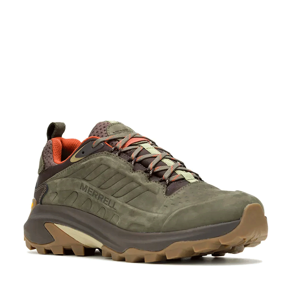 Sneakers waterproof bărbați Merrell Moab Speed 2 kaki din piele3990BPS37783KA - 1 | YEO