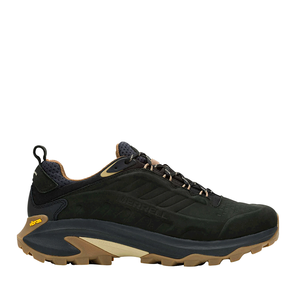 Sneakers waterproof bărbați Merrell Moab Speed 2 negri din piele3990BPS37783N