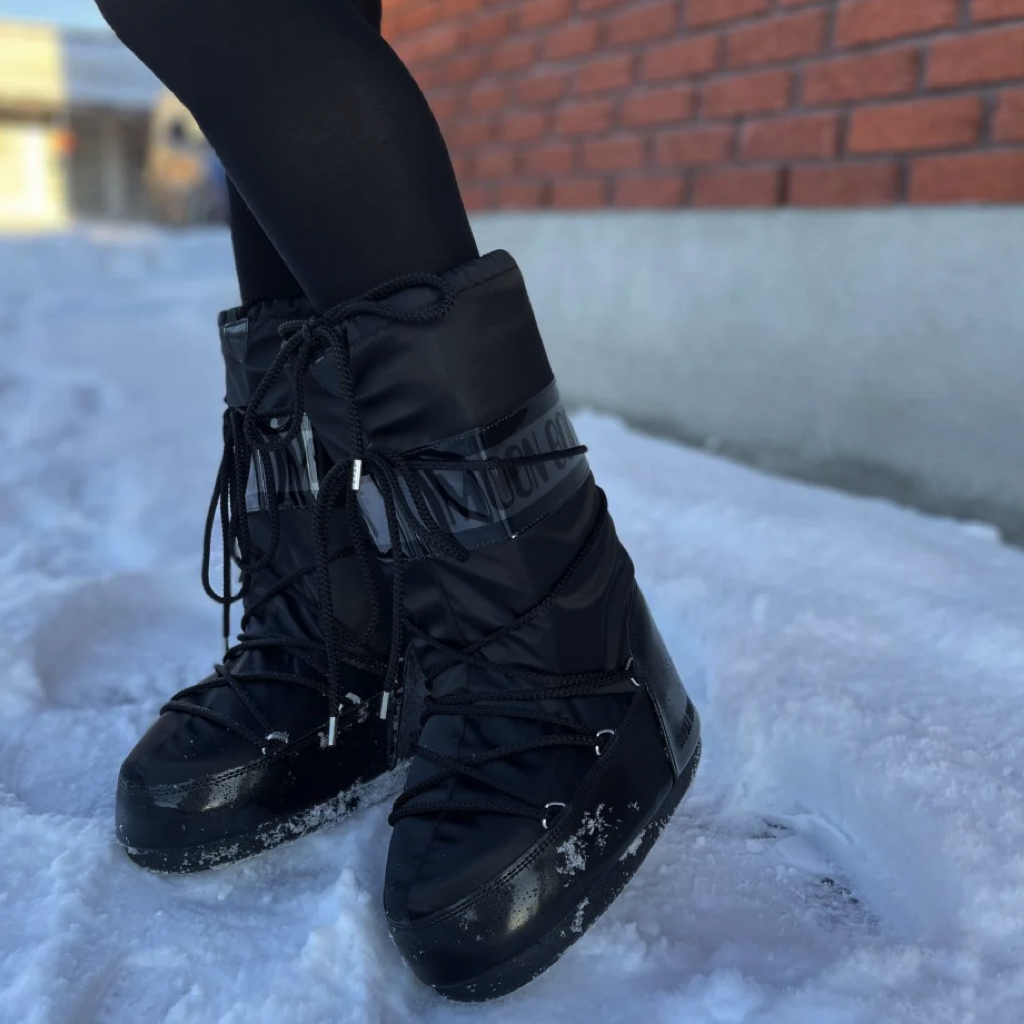 Cizme femei Moon Boot MB Icon Glance negre 2880DC1401680N