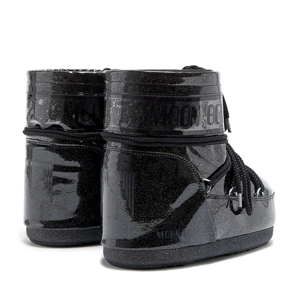 Ghete femei Moon Boot MB Icon Low Glitter negre 2880DG1409440N