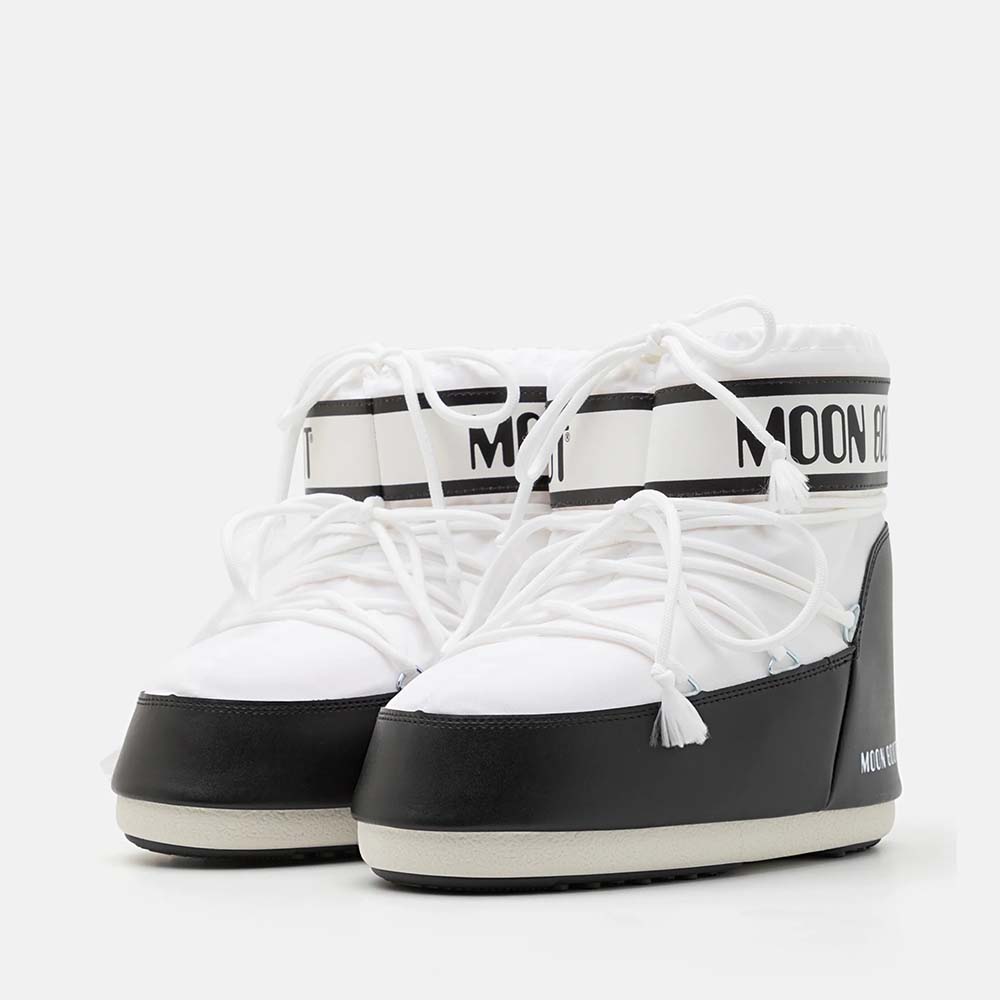 Ghete femei Moon Boot MB Icon Low Nylon albe 2880DG1409340AN