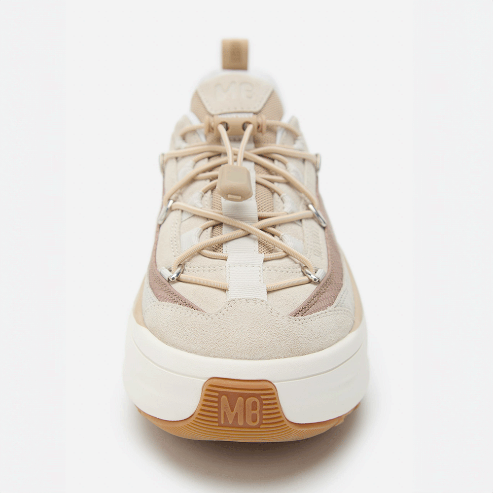 Sneakers femei Moon Boot Moon 247 X Lace nude din piele 2880DP2490090NU