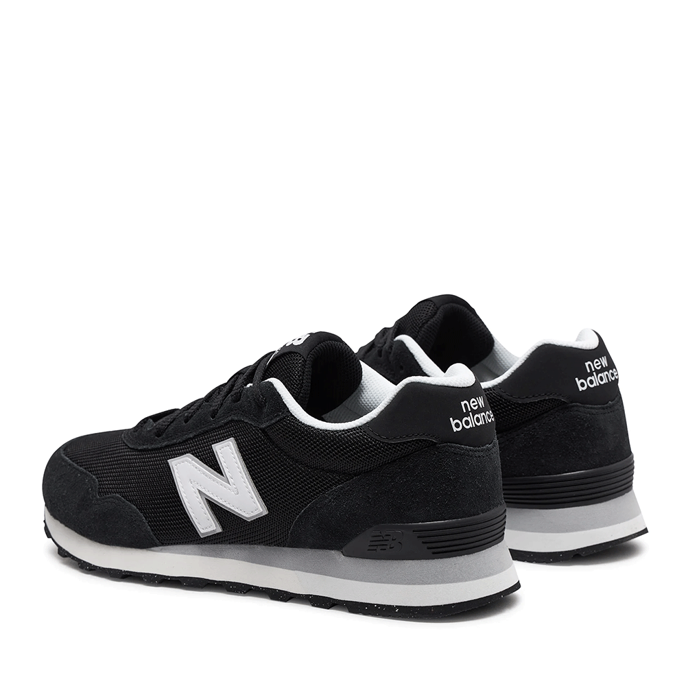 New Balance 515 men's black leather and textile sneakers 2869BPSL515BLKVN