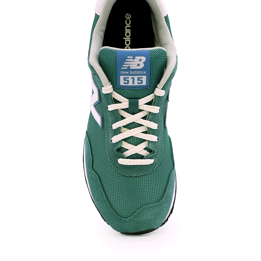 New Balance 515 men's green leather and textile sneakers 2869BPSL515BGRVV