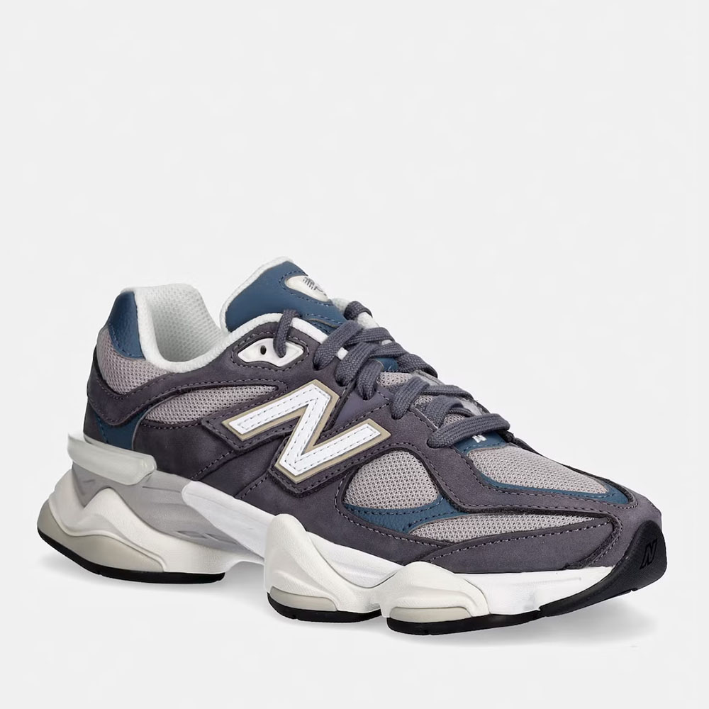Sneakers bărbați New Balance 9060 gri din piele și material textil  2871BPS9060528VGR - imagine 2