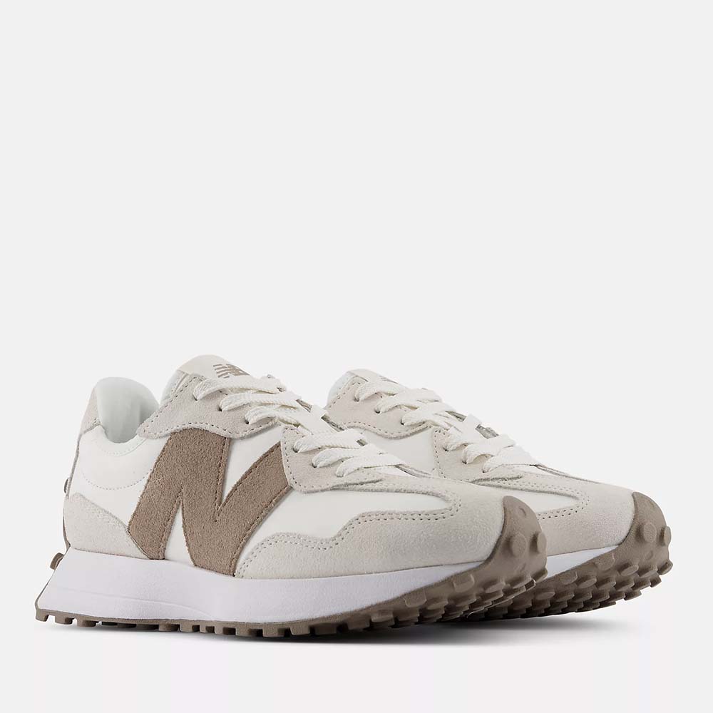 Sneakers femei New Balance 327 bej din piele și textil 2872DPS327SCVBE