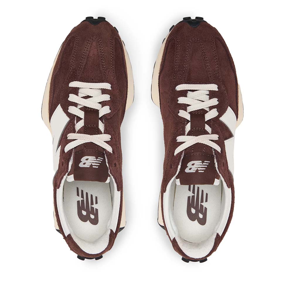 Sneakers femei New Balance 327 maro din piele întoarsă 2872DPS32714QVM