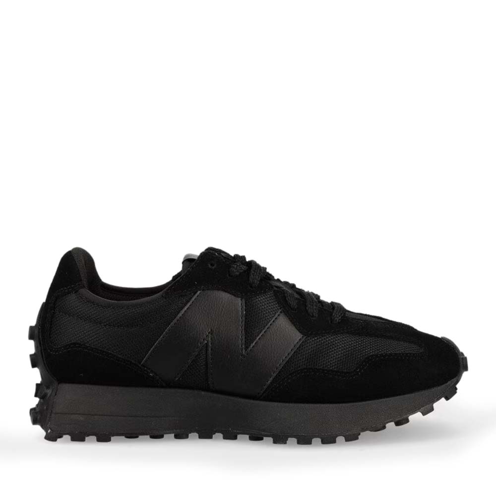 Sneakers femei New Balance 327 negri din piele și textil 2872DPS327CTBVN