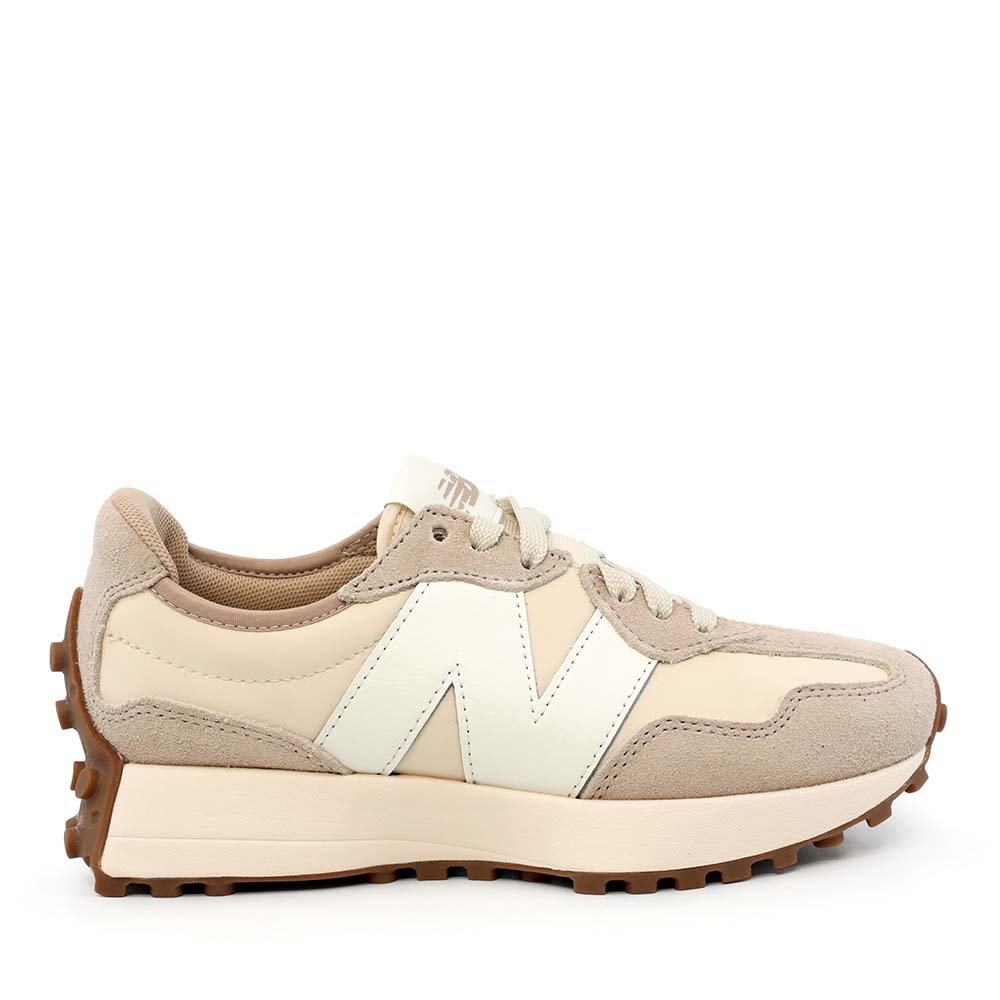 Sneakers femei New Balance 327 nude din piele 2871DPS327ASLVNU