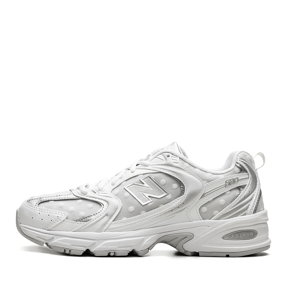 Sneakers femei New Balance 530 albi din piele și textil 2879DPS530HFWA