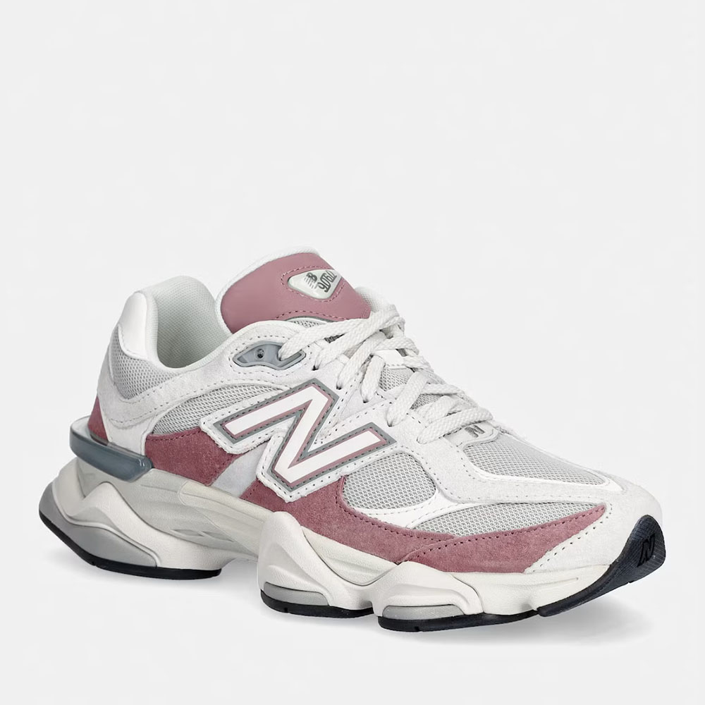 Sneakers femei New Balance 9060 albi  din piele și textil 2871DPS906040VVRO - imagine 2