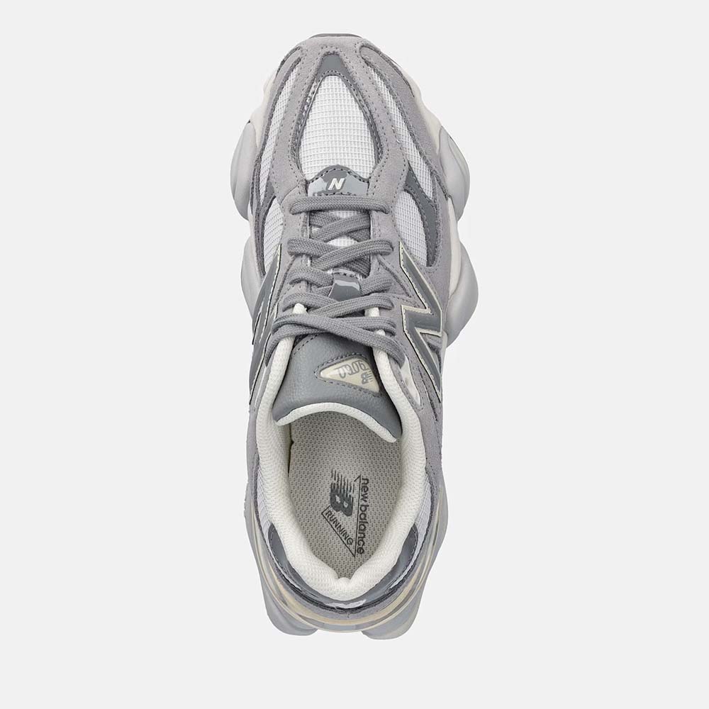 Sneakers femei New Balance 9060 gri din piele și textil  2872DPS90609Z4VGR