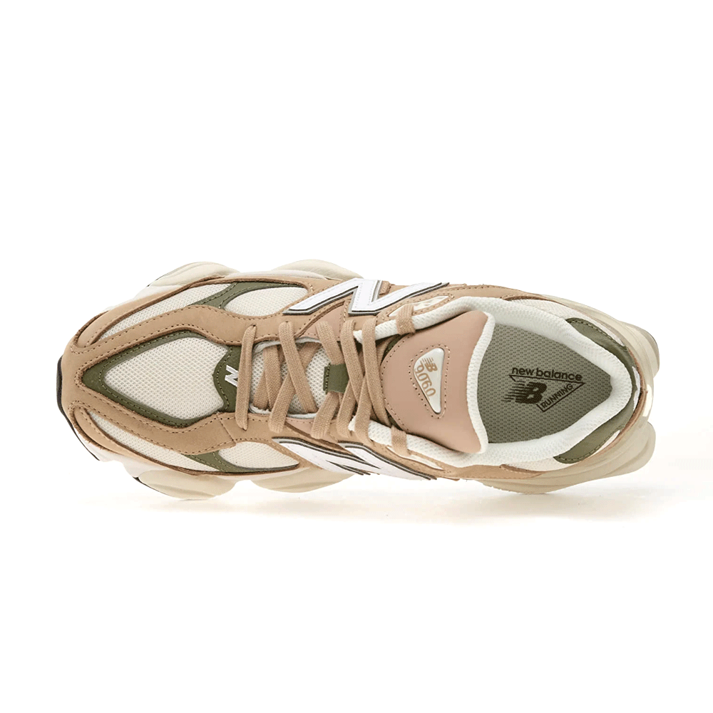 Sneakers femei New Balance 9060 nude din piele și textil 2871DPS90606BIVNU