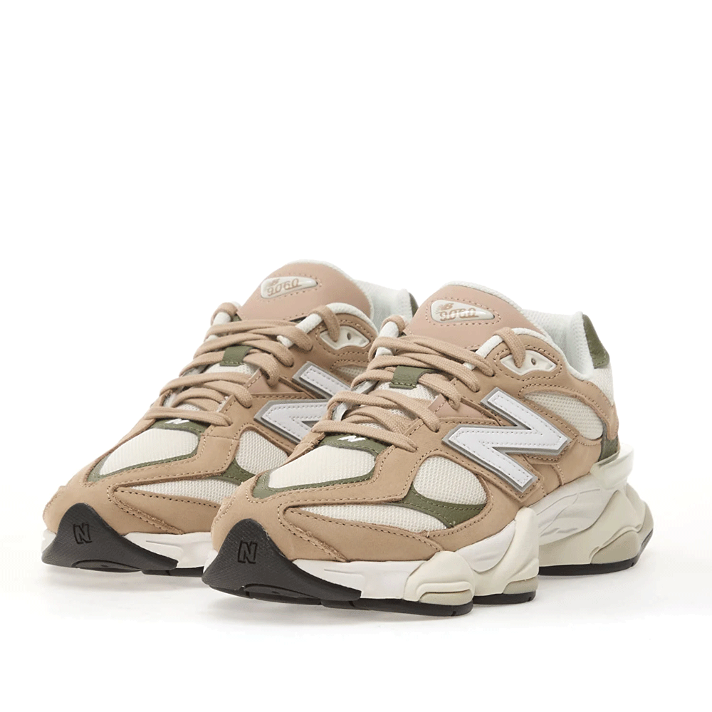 Sneakers femei New Balance 9060 nude din piele și textil 2871DPS90606BIVNU - imagine 2