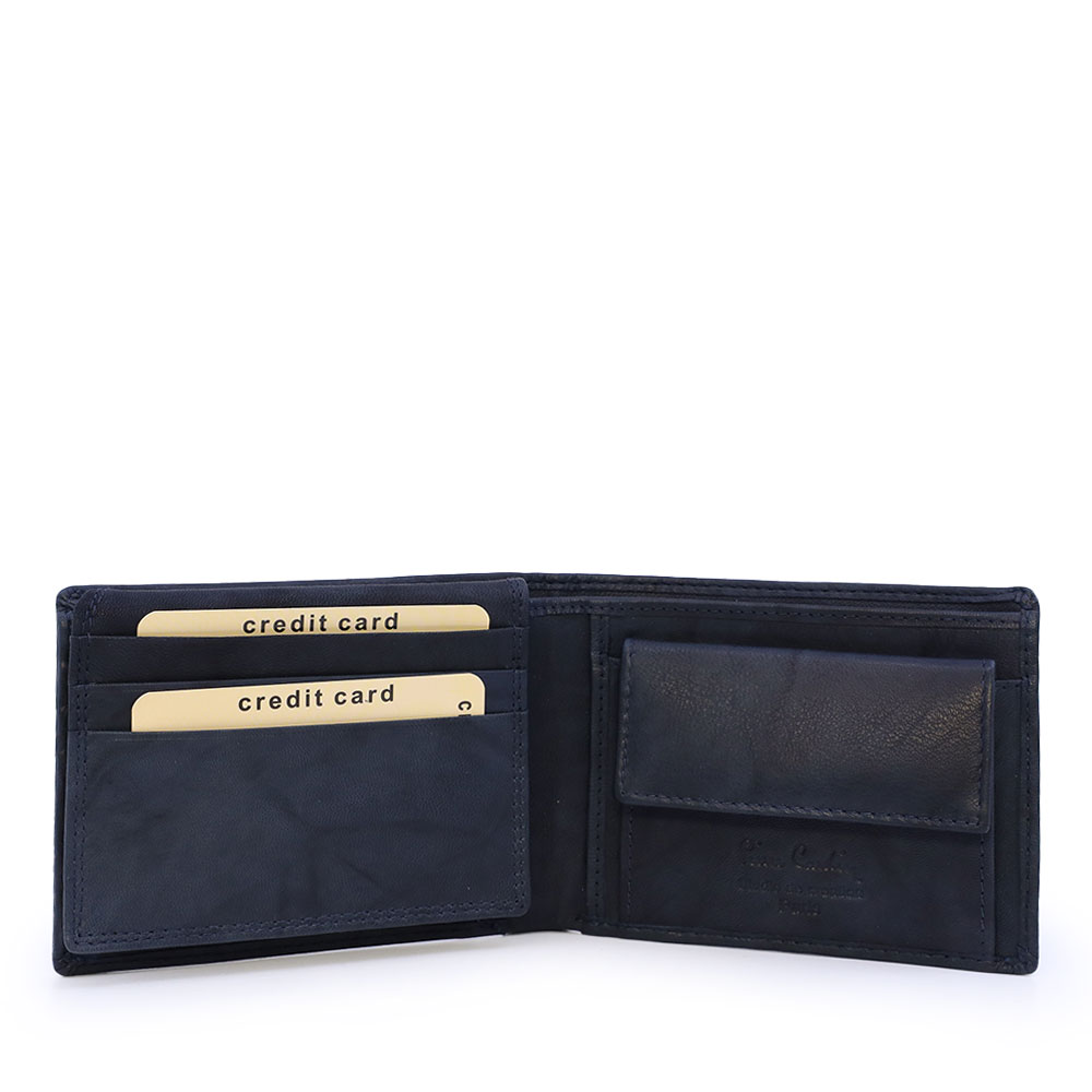 Portmoneu bărbați Pierre Cardin bleumarin din piele 7BPU8806003BL
