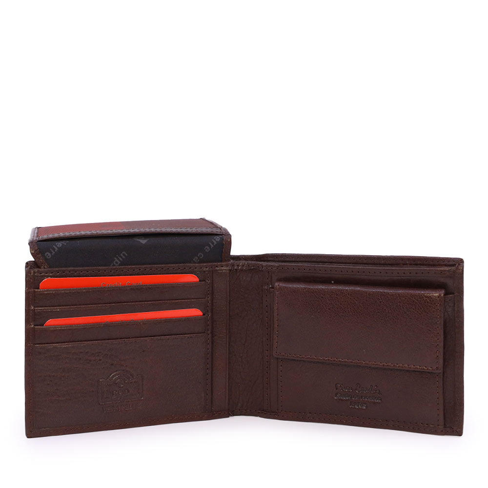 Portmoneu bărbați Pierre Cardin maro cognac din piele 7BPU8806100CO
