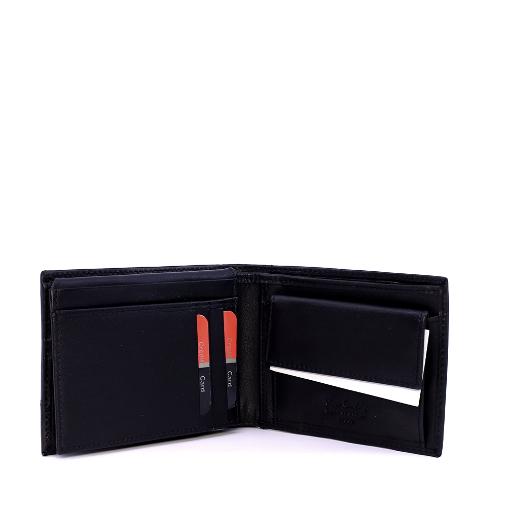 Pierre Cardin men's wallet and belt gift set black leather and synthetic material 7SETCADOU10GG16N