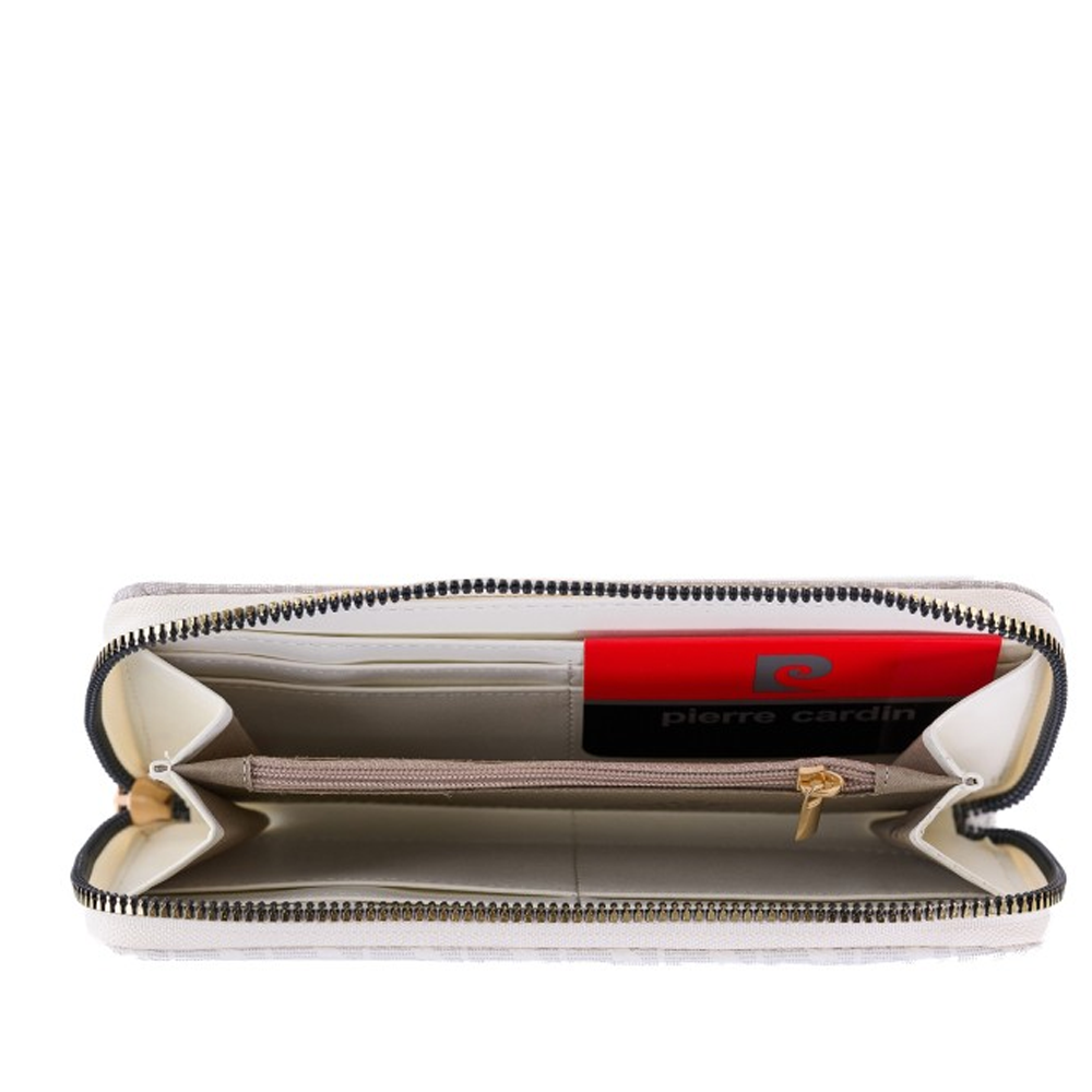 Portmoneu femei Pierre Cardin portocaliu 7DPU67382PO - imagine 2