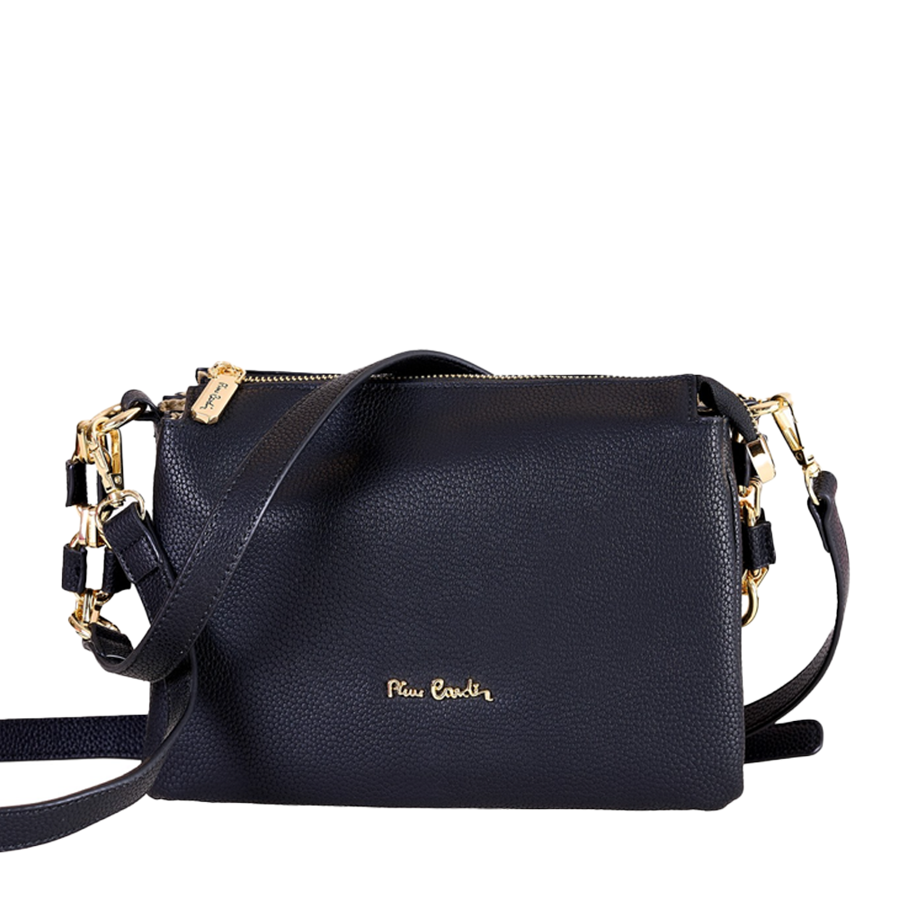 Pierre Cardin Pierre Cardin Umhängetasche für Damen aus schwarzem