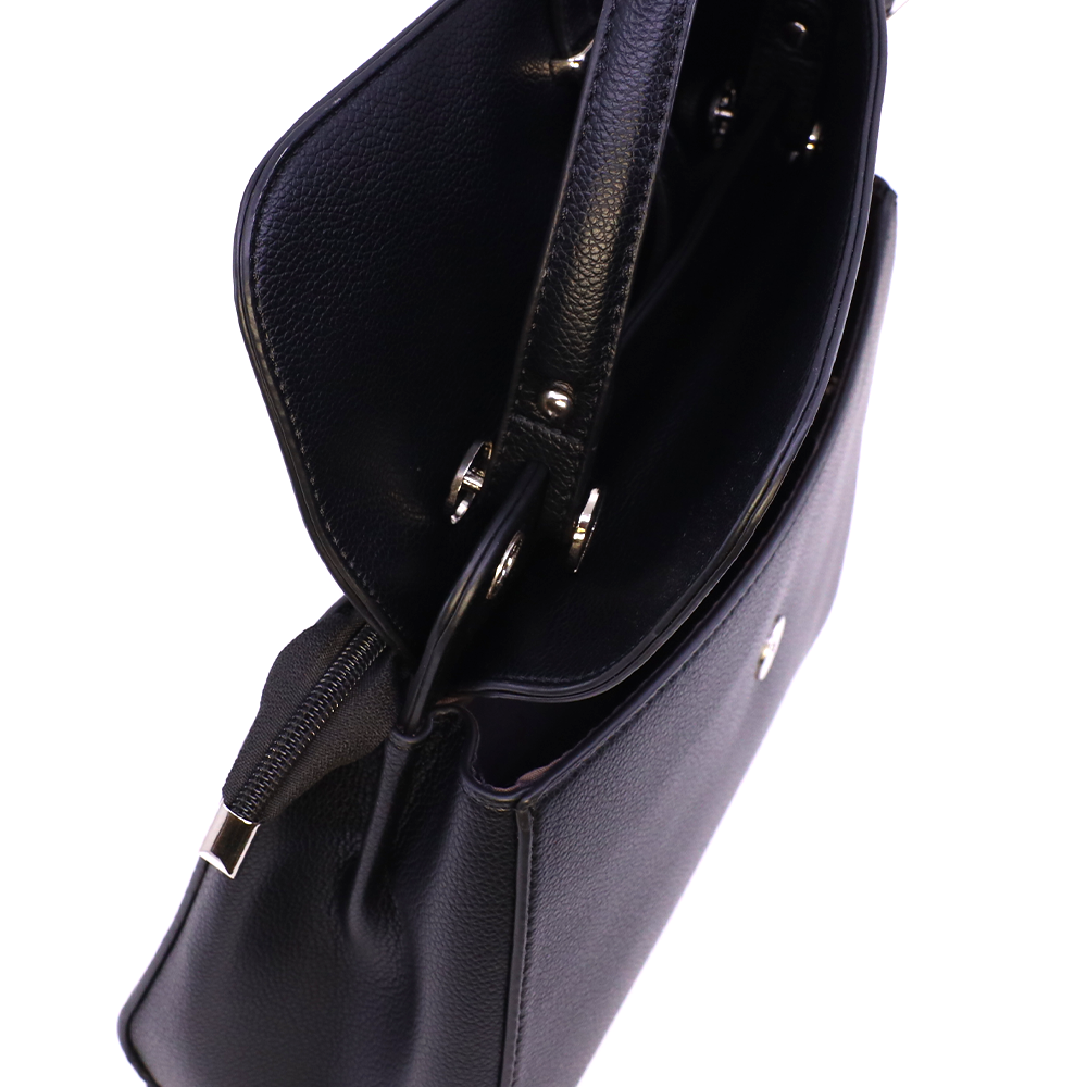 Poșetă satchel femei Pierre Cardin neagră 7POSS719105N