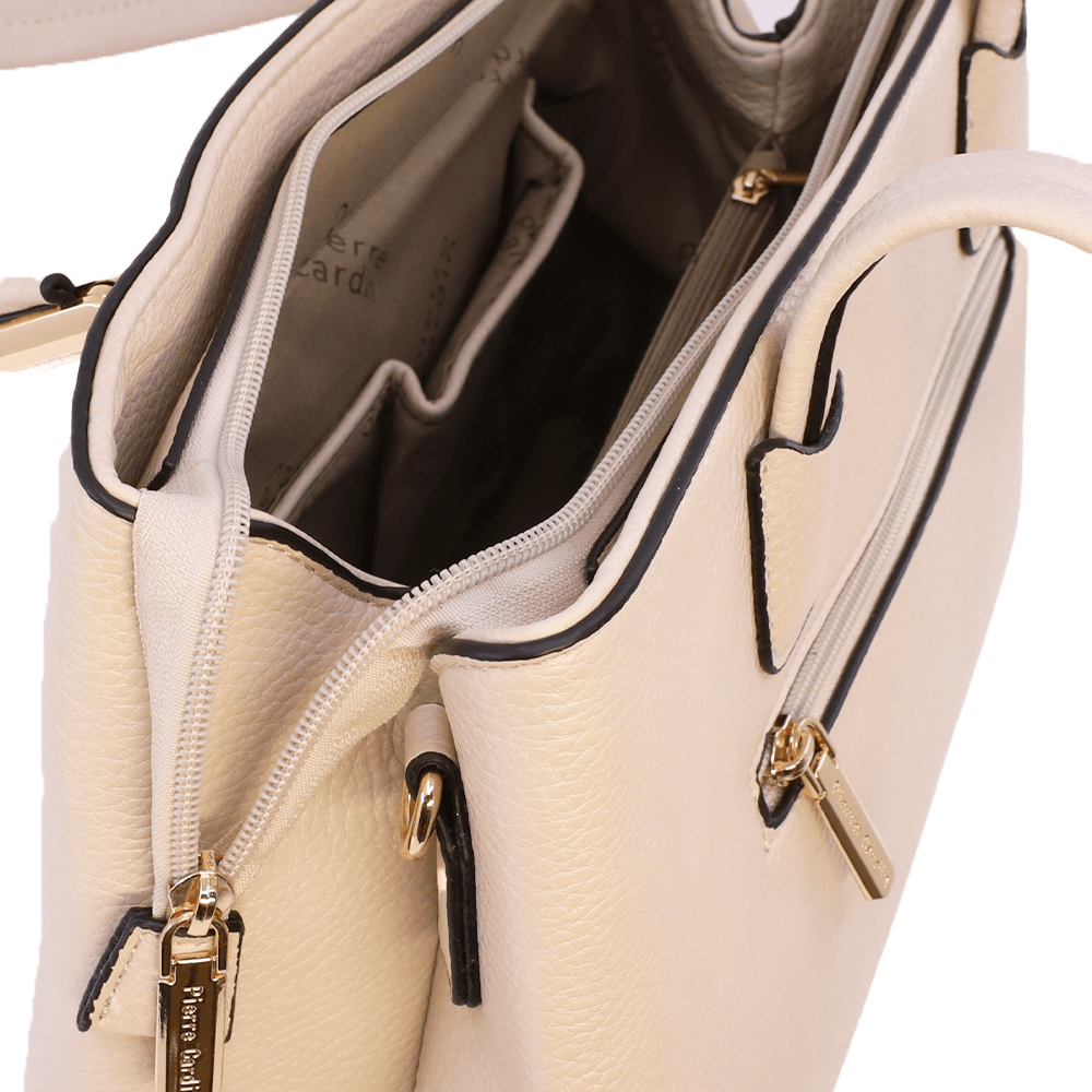 Poșetă tote femei Pierre Cardin bej 7POSS667135BE