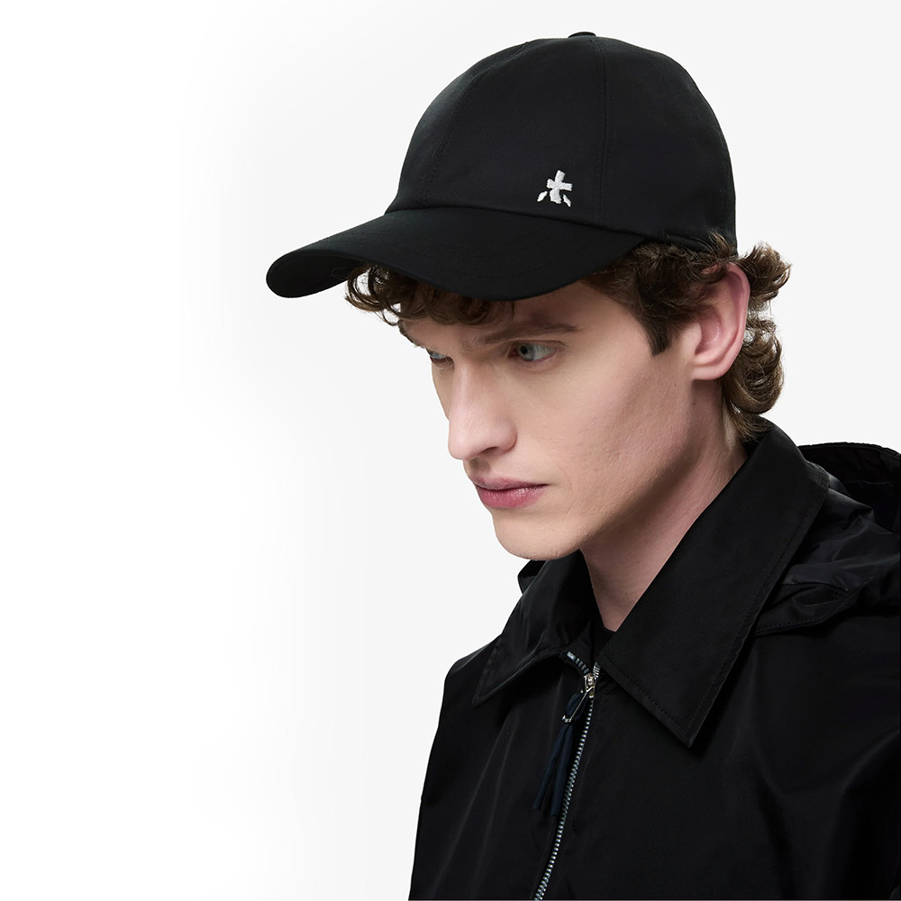 Șapcă bărbați Premiata Ball neagră din textil 1691BSAP12N - imagine 2