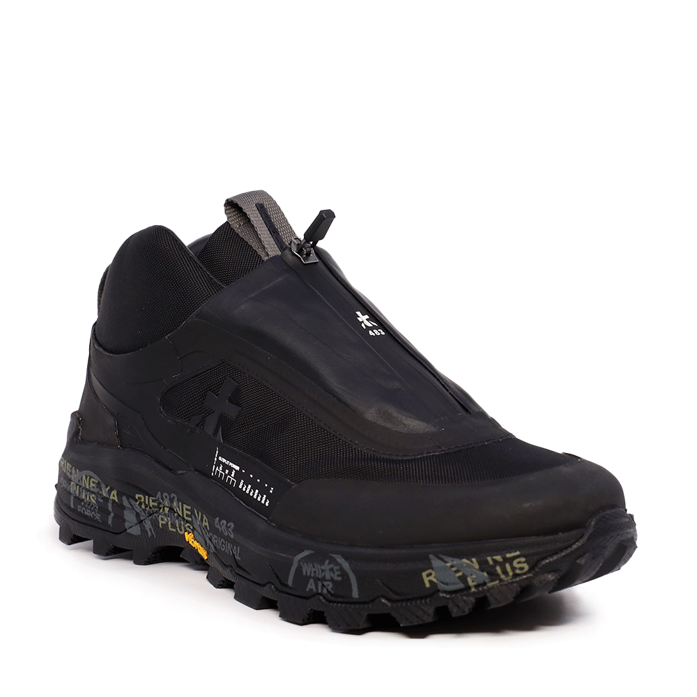 Ghete tip trekking bărbați Premiata Vision negre 1690BGT445N - 1 | YEO